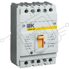 Выключатель автоматический Iek SVA4410-3-0100 ВА44 33 3Р 100A 15кА