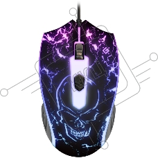 Мышь проводная Defender Overmatch GM-069 черный, 2400 dpi, USB, кнопки - 4