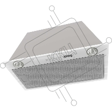 Встраиваемая вытяжка Korting KHI 6530 X / 60 см, 450 м3/ч, механическое управление, 3 режима, угольный фильтр в комплекте, нержавеющая сталь