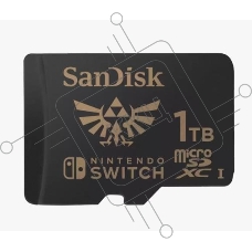 Флеш карта microSD 1TB SanDisk microSDXC Class 10 UHS-I A1 C10 V30 U3 for Nintendo Switch 100/90 MB/s