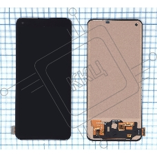Дисплей (модуль) для OPPO A74 4G в сборе с тачскрином черный