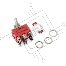 Тумблер E-TEN1321, 250V, 15A, 6 контактов, клеммы под винт, ON-ON