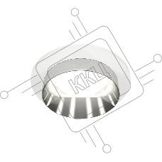 Комплект встраиваемого светильника Ambrella light XC6512022 SWH/PSL белый песок/серебро полированное MR16 GU5.3 (C6512, N6132)