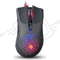 Мышь проводная A4Tech Bloody A90 черный, 6200 dpi, USB, кнопки - 8