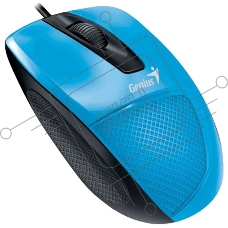 Мышь проводная Genius DX-150X голубой, 1000 dpi, USB, кнопки - 3