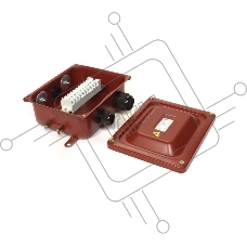 Коробка с зажимами наборными КЗНС-08 У2 IP54 пластиковый ввод | zeta30315 | ЗЭТАРУС (Завод электротехнической арматуры)