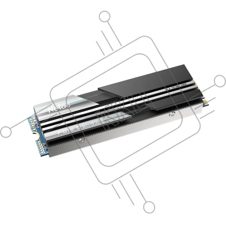 Накопитель SSD Netac 1Tb M.2 2280 NV5000 Pro NVMe PCIe NT01NV5000-1T0-E4X (heat sink)