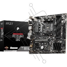 Материнская плата MSI PRO B550M-P GEN3, AM4, AMD B550, 4xDDR4, 4xSATA, 1xM.2, 1xPCI-E 3.0 x16, 2xPCI-E 3.0 x1, 1xDVI-D, 1xHDMI, 1xVGA, 1x1Gb LAN, 4xUSB 2.0, 4xUSB 3.2 Gen 1, 3x3.5 мм, 7.1, Micro-ATX
