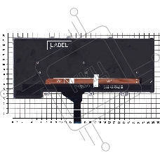 Клавиатура для ноутбука Dell Alienware 13 R3 15 R4 черная с подсветкой