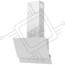 Наклонная вытяжка Kuppersberg F 603 W, 60 см, High-Tech, таймер, макс. производительность 850 м3/ч, 3 скорости, обратный клапан, сенсорное управление, дисплей, LED освещение, уровень шума 53 дБ, цвет белый