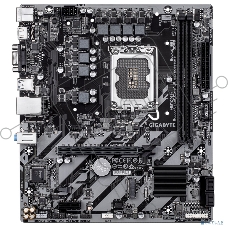 Материнская плата Gigabyte H810M H, LGA1851, Intel H810, 2xDDR5, 4xSATA, 1xM.2, 1xPCIe 4.0 x16, 1xPCIe 3.0 x1, 1xHDMI, 1xD-Sub, 1x1Gb LAN, 1xUSB-C 5Gbps, 4xUSB-A 5Gbps, 7xUSB-A 2.0, 3x3.5 мм, 7.1, mATX