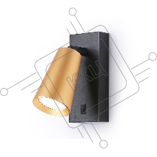 Светильник Ambrella light TA13142 BK/GD черный/золото GU10 max 12W 140*60*90