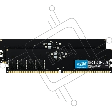 Оперативная память Crucial by Micron DDR5-5600 64GB Kit (2x32GB) UDIMM CL46 Black 1.1V, 1 Year Warrаnty