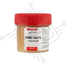Флюс для пайки REXANT, паста TR-RMA KELLER, 20 мл, банка, блистер