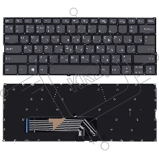 Клавиатура для ноутбука Lenovo Yoga 530-14IKB черная с подсветкой