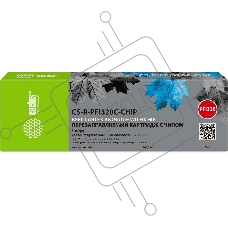 Картридж струйный Cactus CS-R-PFI320C-CHIP PFI-320C голубой (260мл) для Canon imagePrograff TM-200/200MFP/205/300/300MFP/305/250/255/350/355 с чипом