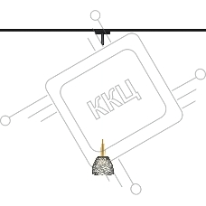 Светильник трековый светодиодный GV1652 WH/GD белый/золото IP20 9W 4200K 48V 24° D115*1500
