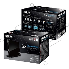 Оптический привод внешний Blu-Ray RE Asus SBW-06D2X-U черный USB внешний RTL