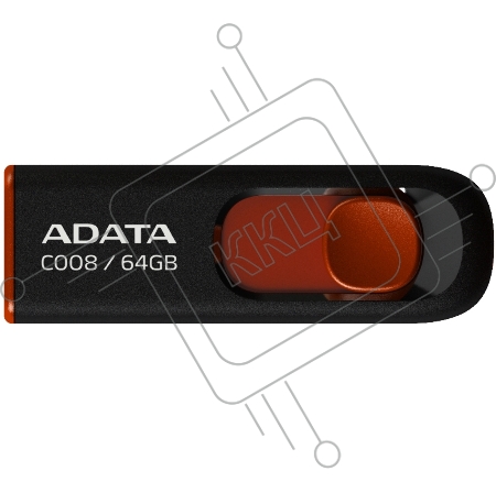 Флэш Диск USB 2.0 ADATA Flash Drive 64Gb С008 Black-Red