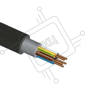 Кабель ВВГнг(А)-LS 3х2.5 (N PE) 0.66кВ (м) Энергокабель ЭК000023027