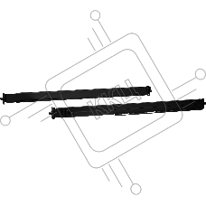 Монтажный комплект (удлиненный) для облегченной установки в стойку KVM-переключателя/консоли с ЖК-дисплеем Standard Installation 2-in-1U mounting kit