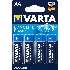 Батарейка Varta LONGLIFE POWER (HIGH ENERGY) LR6 AA BL4 Alkaline 1.5V (4906) (4/80/400) (4 шт.)