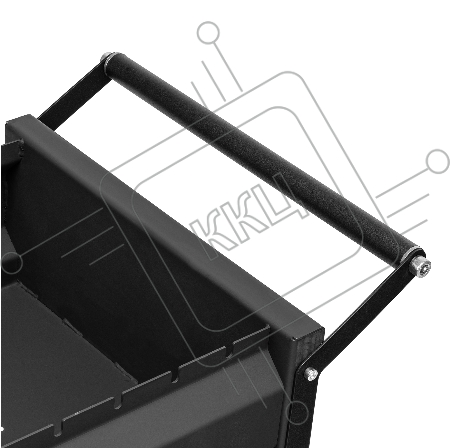 Мангал сварной на колесах, 662х390х152/805 мм, сталь 2 мм, кочерга в комплекте, Camping// Palisad