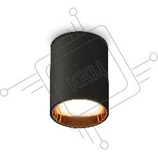 Светильник Ambrella Light XS6313023 SBK/PYG черный песок/золото желтое полированное MR16 GU5.3 (C6313, N6113)
