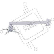 Кронштейн для проектора Cactus CS-VM-PRE03-WT белый макс, 15кг настенный и потолочный поворот и наклон