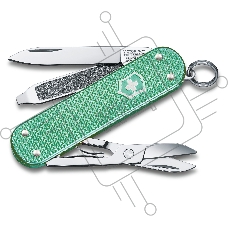 Нож перочинный Victorinox Classic Minty Mint (0.6221.221G) 58мм 7 функций карт.коробка