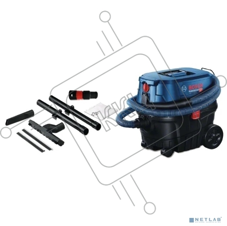 Строительный пылесос BOSCH GAS 12-25 PL (060197C100)  сух/влаж, 25 л, 1250 Вт, L, 65 л/с