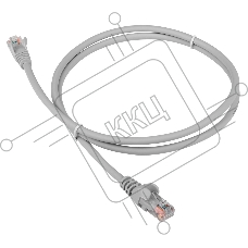 Патч-корд LANMASTER LSZH UTP кат.5e, 15 м, серый