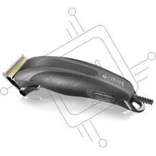 Машинка для стрижки Centek CT-2110 (серый/черный) титановые ножи, прорезиненный корпус