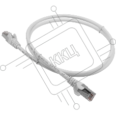 Патч-корд LANMASTER LSZH FTP кат.5e, 5.0 м, белый