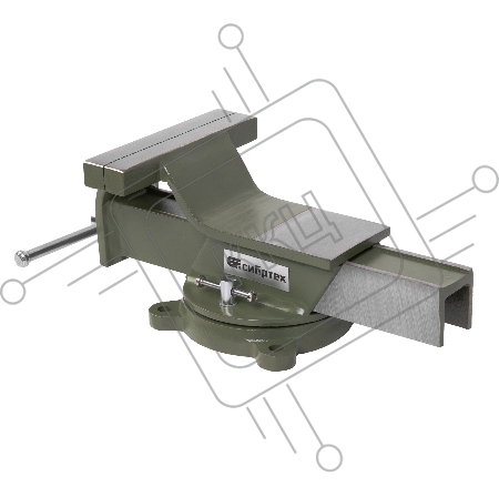 Тиски слесарные, 150 мм, стальные, поворотные// Сибртех