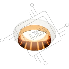 Комплект встраиваемого светильника Ambrella light XC6512024 SWH/PYG белый песок/золото желтое полированное MR16 GU5.3 (C6512, N6134)