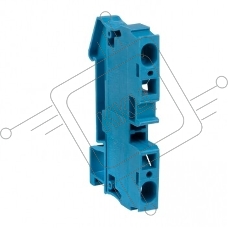 Колодка клеммная JXB-ST-6 57А самозажимная син. EKF plc-jxb-st-6-blue