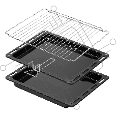 Шкаф духовой электрический Maunfeld EOEH7614DGR