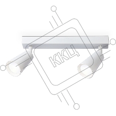 Накладной поворотный спот Ambrella light TA13145/2 WH белый GU10/2 max 12W 295*60*130