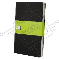 Блокнот Moleskine CAHIER JOURNAL XLarge 190х250мм обложка картон 120стр. нелинованный черный (3шт)