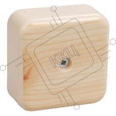 Коробка распаячная ОП 50х50х20 IP20 КМ41206-04 (4 клем. 3кв.мм) сосна ИЭК UKO10-050-050-020-K34