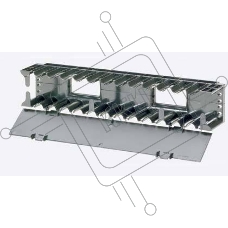 Кабельный органайзер Panduit (NCMHF2) фронтальный 19