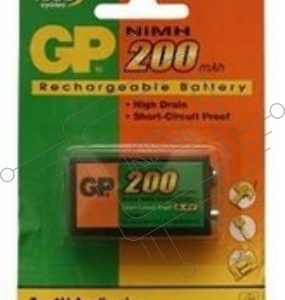 Аккумулятор GP 20R8H 9V NiMH 200mAh (1шт)