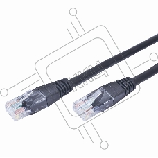 Патч-корд FTP Cablexpert кат.6, 1м, литой, многожильный (чёрный)