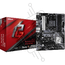 Материнская плата ASRock B550 Phantom Gaming 4, AM4, AMD B550, 4xDDR4, 6xSATA, 2xM.2, 1xPCI-E 3.0 x16, 1xPCI-E 4.0 x16, 1xHDMI, 1x 1Gb LAN, 3x3.5 мм, 7.1, ATX