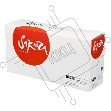 Тонер-туба Sakura KMTN-321C (A33K450) для Konica Minolta, голубой, 25000 к.