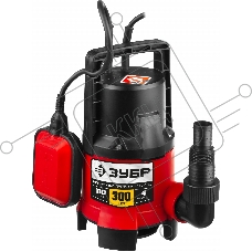 Дренажный насос ЗУБР для грязной воды, 300 Вт НПГ-М1-300