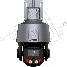 Мини-PTZ IP-видеокамера DAHUA DH-SD3C405DB-GNY-A-PV Smart Dual Light с активным сдерживанием и ИИ 4Мп, 1/2.8” CMOS, 5x моторизованный объектив 2.7~13,5мм (5x), видеоаналитика, ИК до 50, LED до 30м