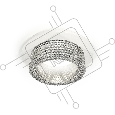 Комплект встраиваемого светильника Ambrella light XC6512040 SWH/CL белый песок/прозрачный MR16 GU5.3 (C6512, N6150)