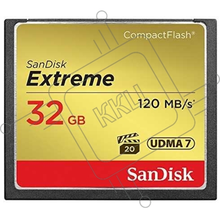 Флеш карта CF 32GB SanDisk Extreme 120MB/s